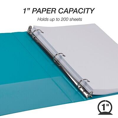 1" PAPER CAPACITY  
Holds up to 200 sheets