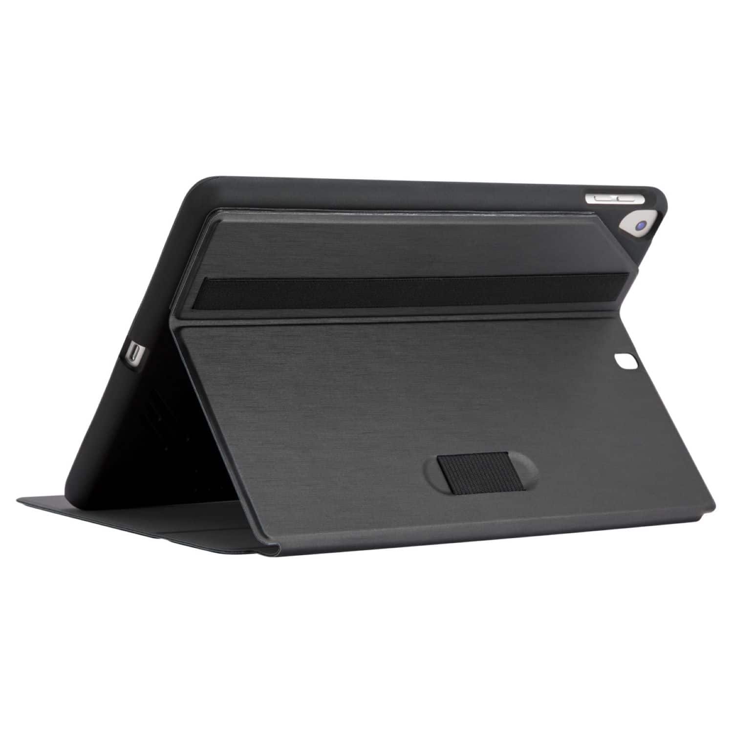 Alt View 15. Targus - Click-In Rotating Case for iPad (9th/8th/7th gen.) 10.2-inch, iPad Air 10.5-inch, and iPad Pro 10.5-inch - Black.