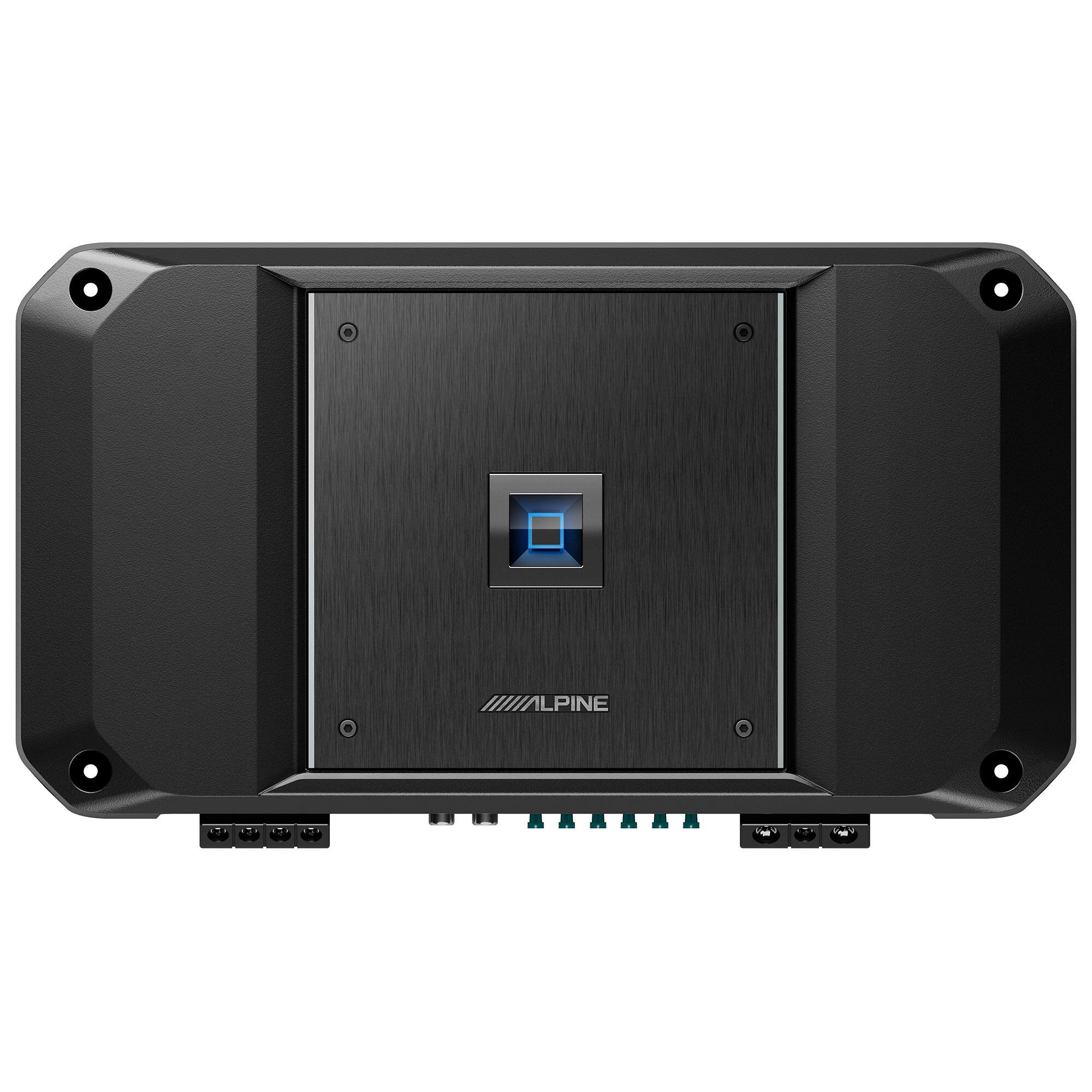 Alt View 1. Alpine - Alpine R2-A150M R-Series Mono Subwoofer Amplifier - 1500W at 1-Ohm, Hi-Res Certified - Black/Gray.