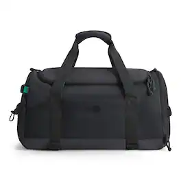 Bagsmart - REIKI Duffle 30L Travel Gym Bag with 15.6" Laptop Sleeve, Separate Shoe Compartment & Trolley Pass-Through - Black