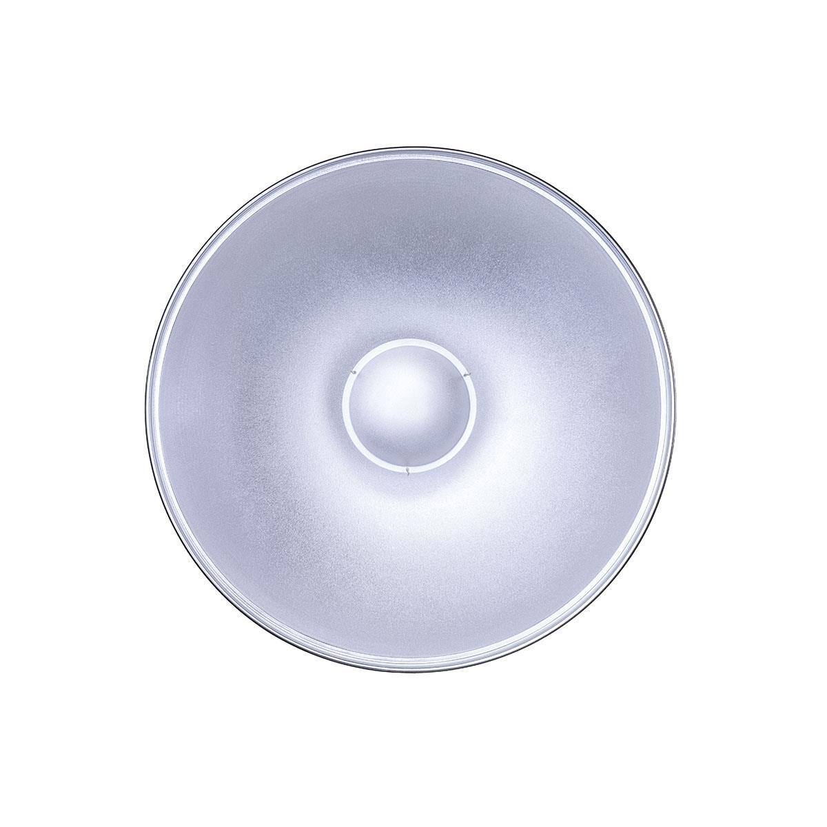 Alt View 6. Glow - Glow 22" Silver Beauty Dish for Hensel Mount.