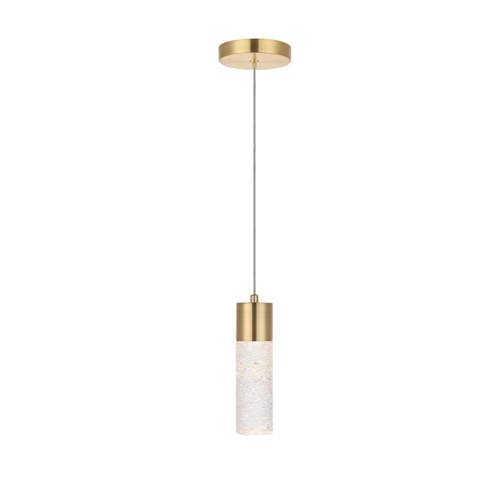 Alt View 6. Elegant Lighting - Constellation 1 light Gold LED Pendant - Gold.