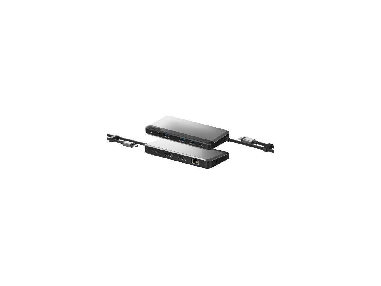 Alt View 3. Alogic - Alogic USB-C Dual Display Dock MX2 Lite DisplayPort Edition U1CADSGR.