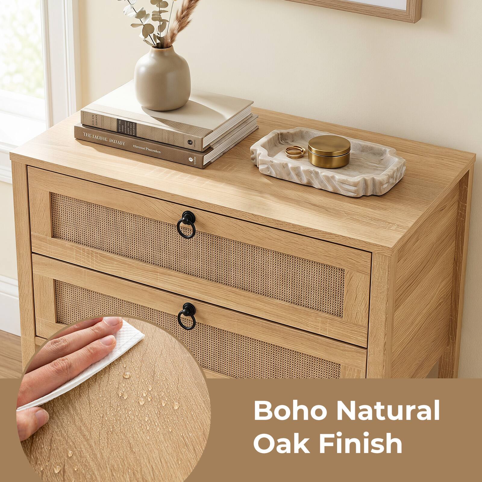 Boho Natural Oak Finish