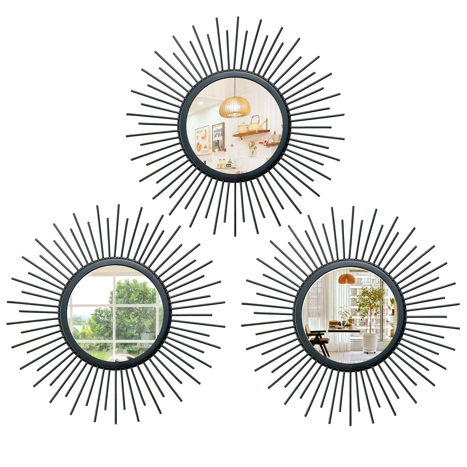 Style 2-sunburst Black 12 inch