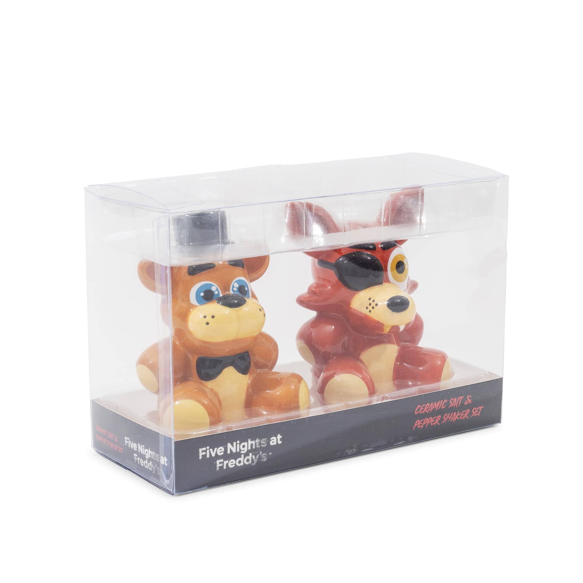 Five Nights at Freddy's  
Ceramic Salt & Pepper Shaker Set