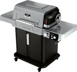 Ninja - FlexFlame Electric & Propane Grill, 5-in-1 Outdoor Cooking System - Stainless Steel - Angle_Zoom