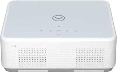 Vankyo - Leisure 570B Native 1080P Wireless Smart WebOS Single LCD Mini Projector, Screen Included - White