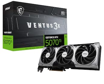 MSI NVIDIA GeForce GeForce RTX 5070 TI 16G VENTUS 3X OC 16GB GDDR7 MSI NVIDIA GeForce GeForce RTX 5070 TI 16G VENTUS 3X OC 16GB GDDR7