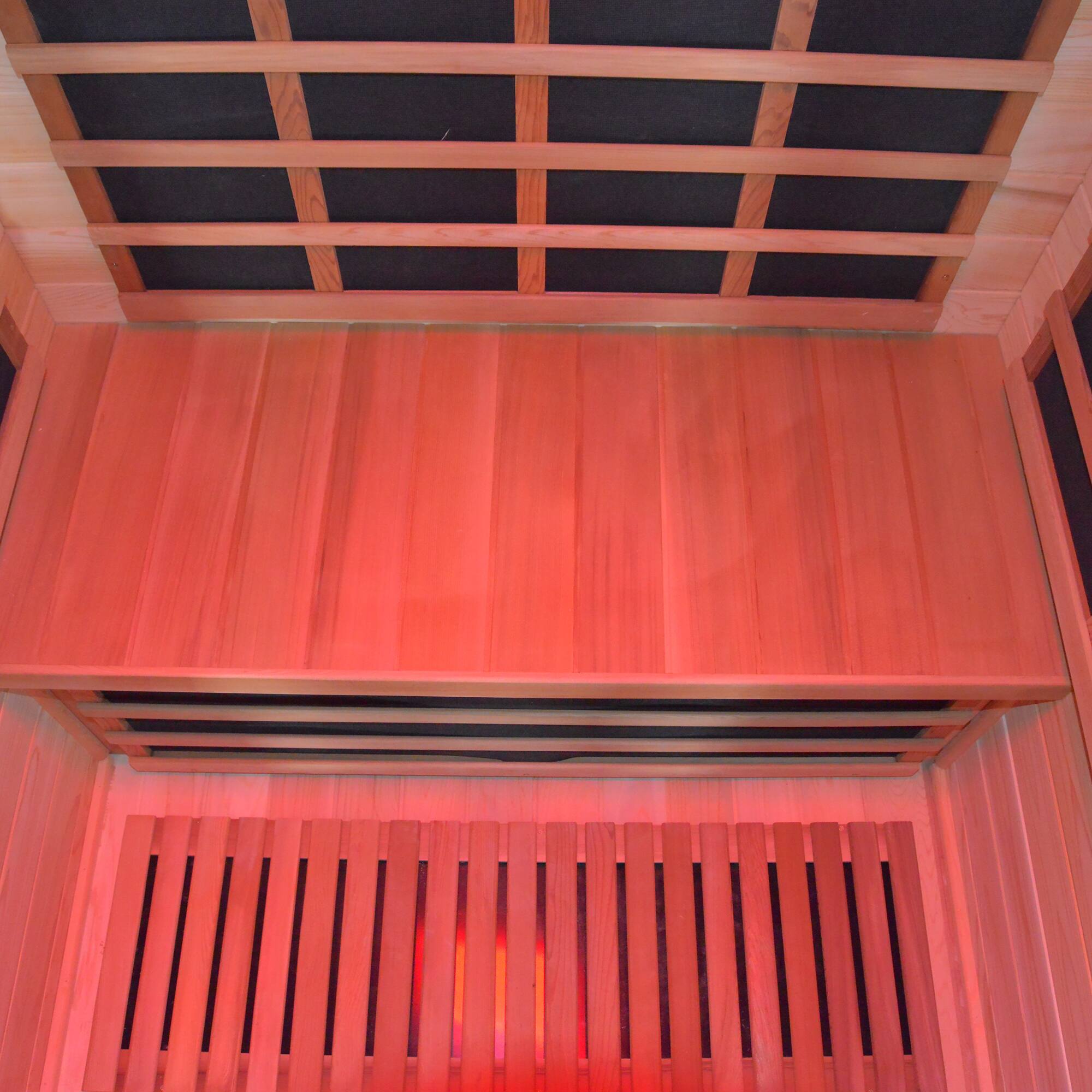 Alt View 5. Mondawe - Outdoor sauna room for 2 people - Ameican White Oak.