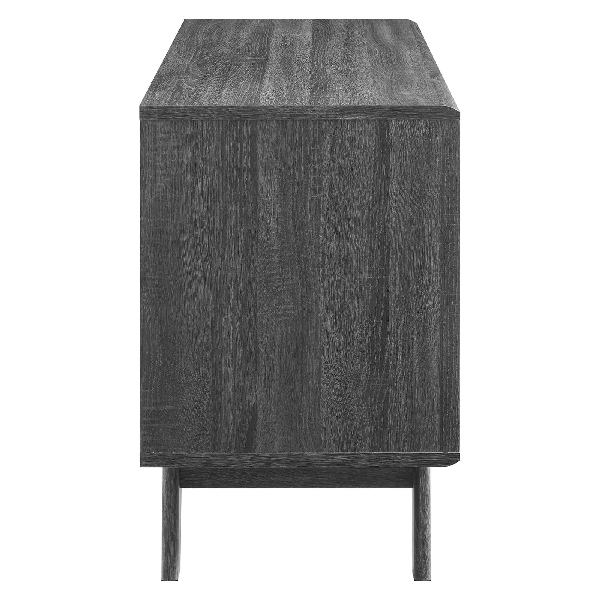 Alt View 1. Modway - Render Vinyl Record Display Stand by Modway - Charcoal.