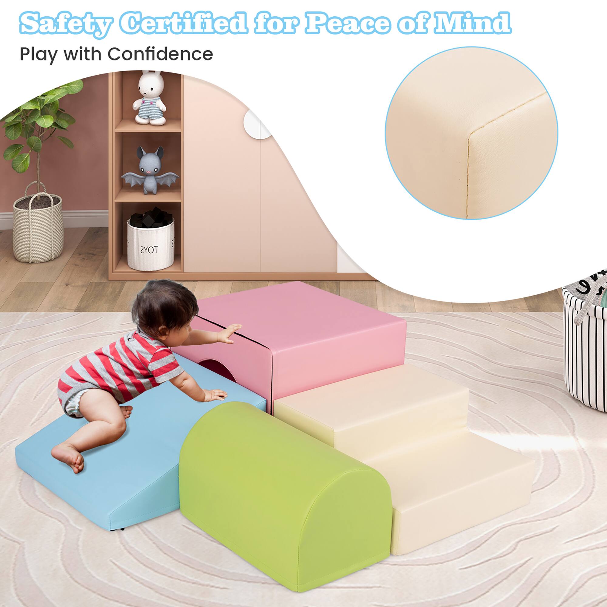 Safety Certified for Peace of Mind  
Play with Confidence