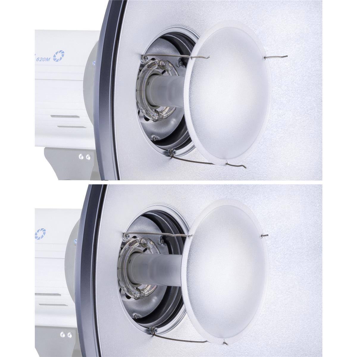 Alt View 7. Glow - Glow 22" White Beauty Dish for Flashpoint Mount.