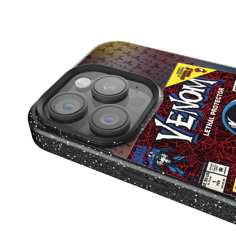 Keyscaper Marvel Classic Cover Black Bling Phone Case Apple iPhone 16 ...