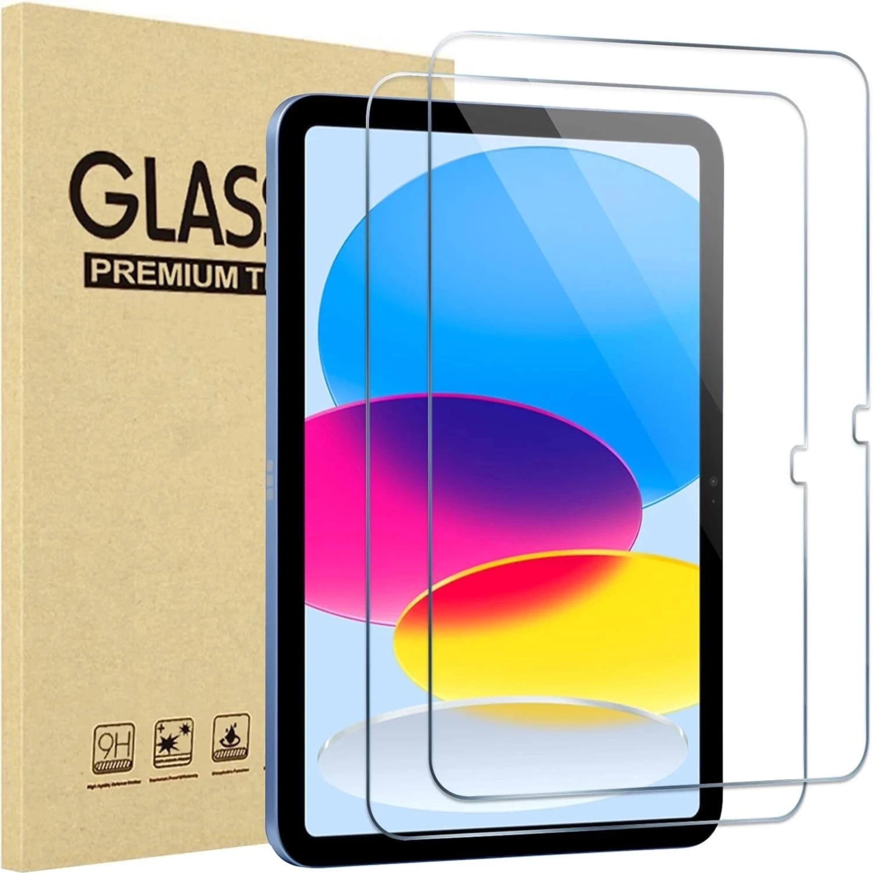 Kitcheniva - Tempered Glass Screen Protector For Ipad Full Coverage Pack of 2 IPad Pro 13" - Clear