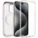 Angle. OtterBox - Defender Series Pro XT Hard Shell for MagSafe for Apple iPhone 15 Pro - Mountain Frost.