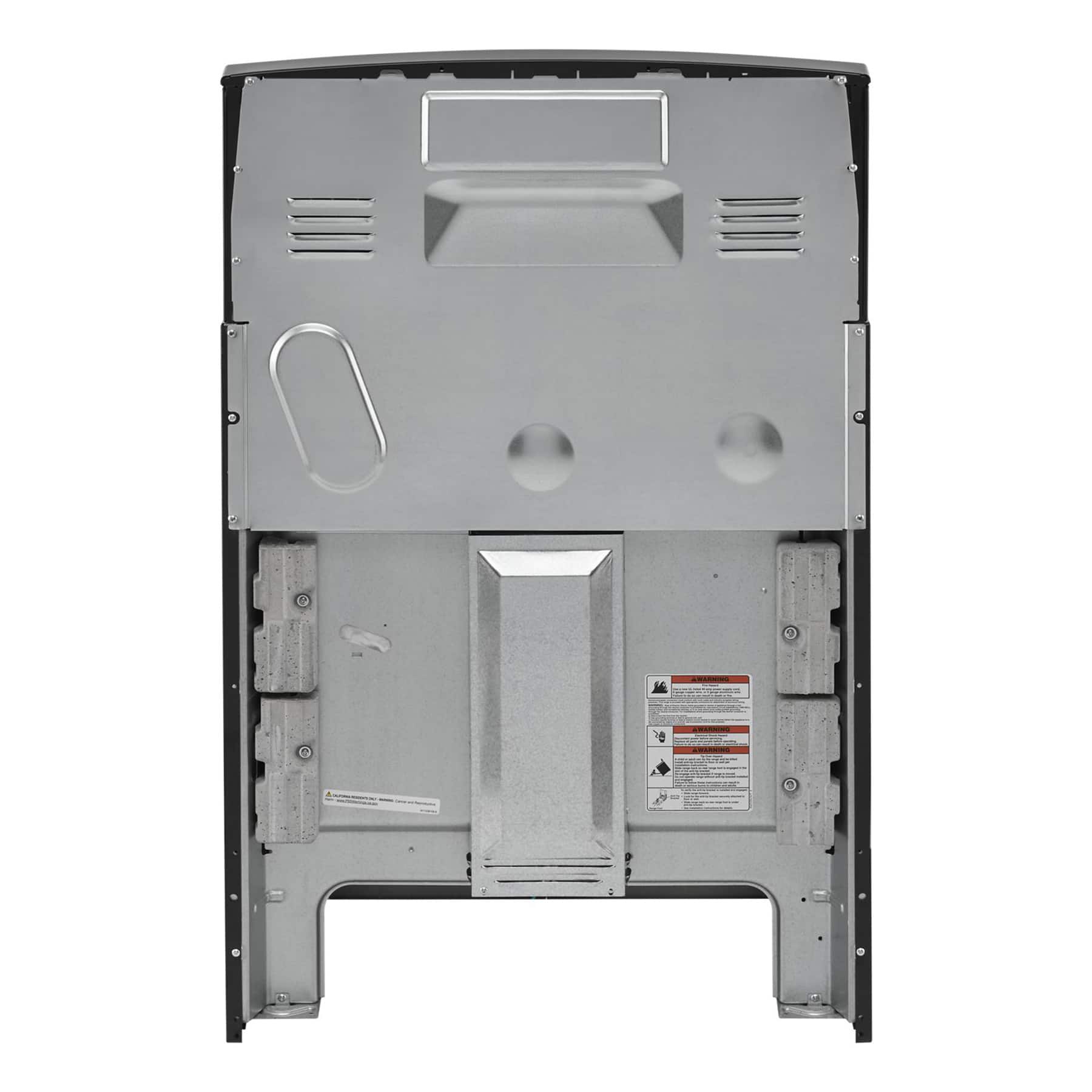 Alt View 13. Amana - 4.8 Cu. Ft. Freestanding Electric Range with Extra-Large Oven Window - Stainless Steel.