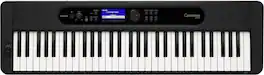 Casio - CT-S400 Full-Size Keyboard with 61 Keys and Bluetooth - Black
