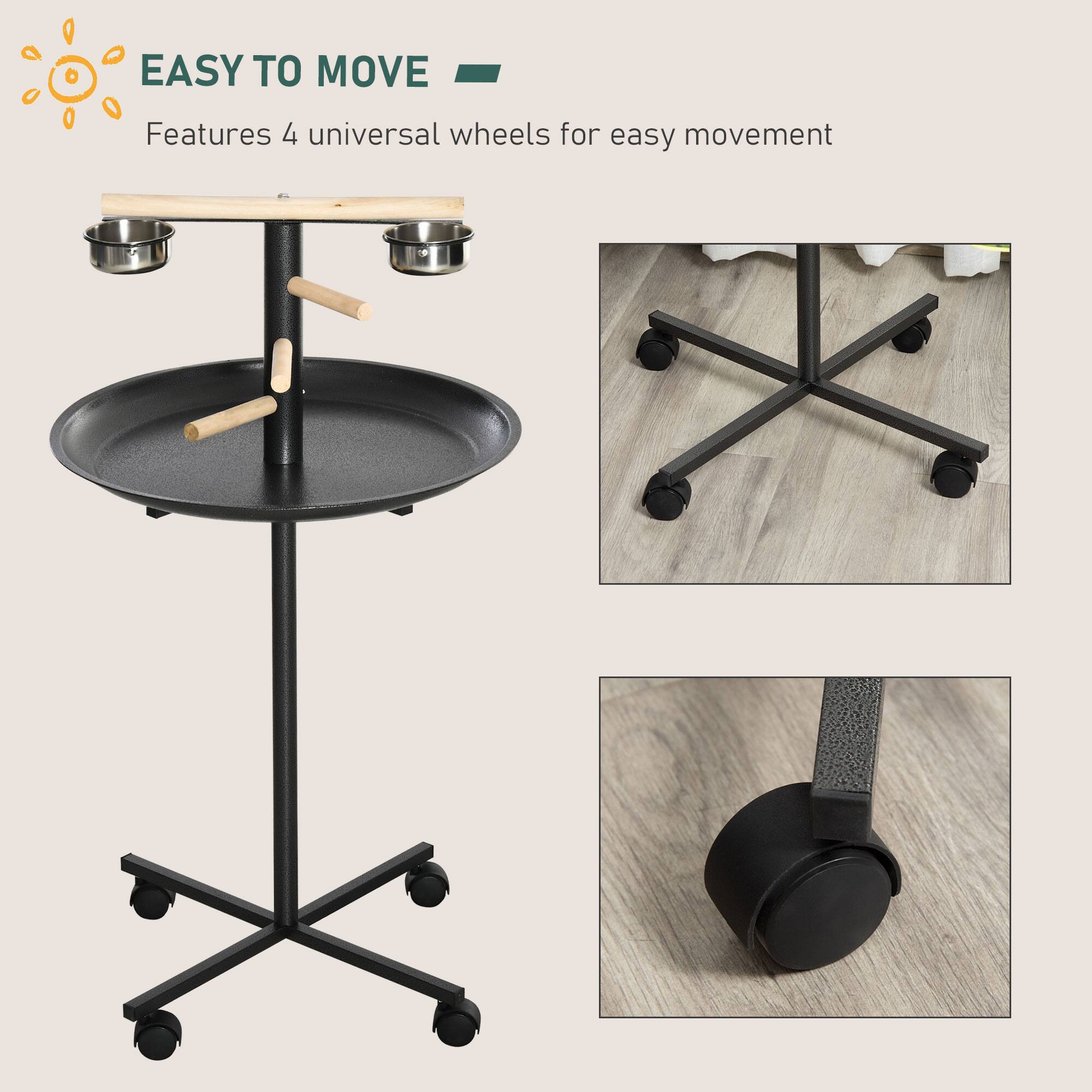 EASY TO MOVE  
Features 4 universal wheels for easy movement