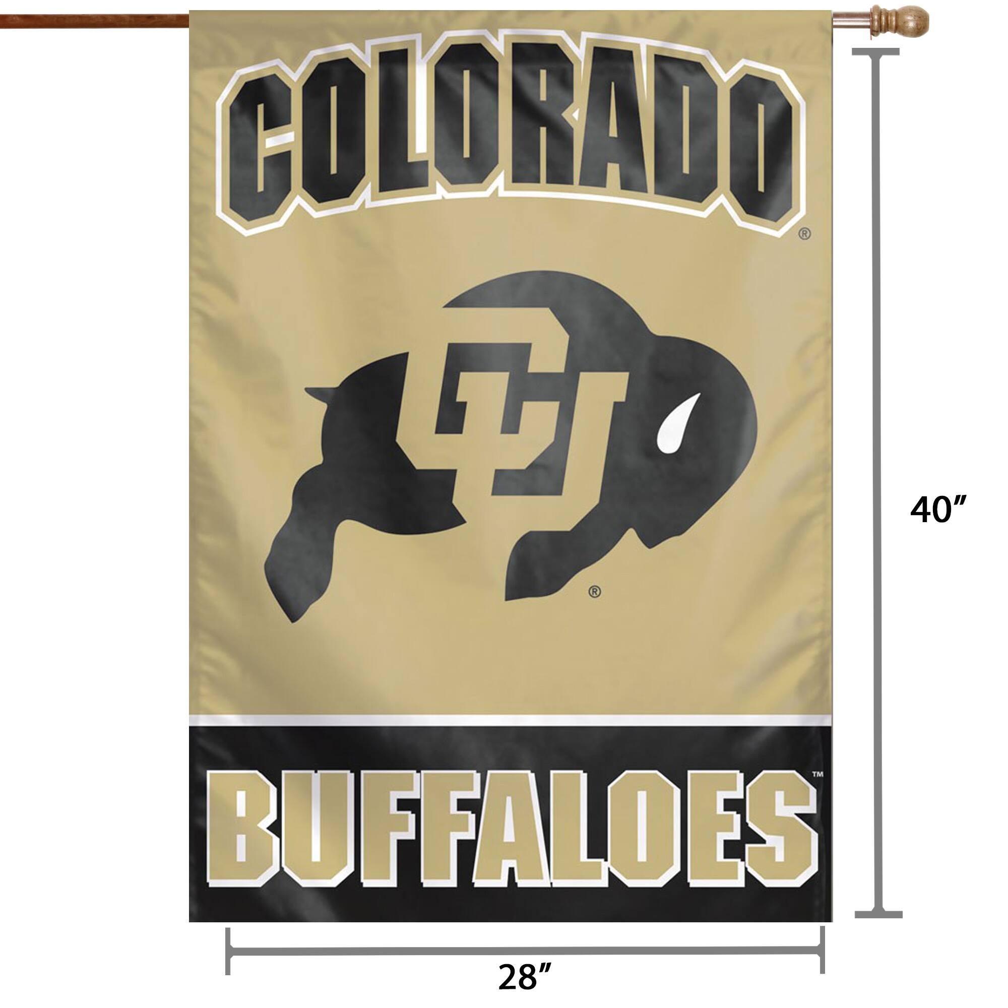 COLORADO  
BUFFALOES  

40" x 28"