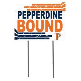 Jardine - Pepperdine Waves 18" x 24" Team Yard Sign - White