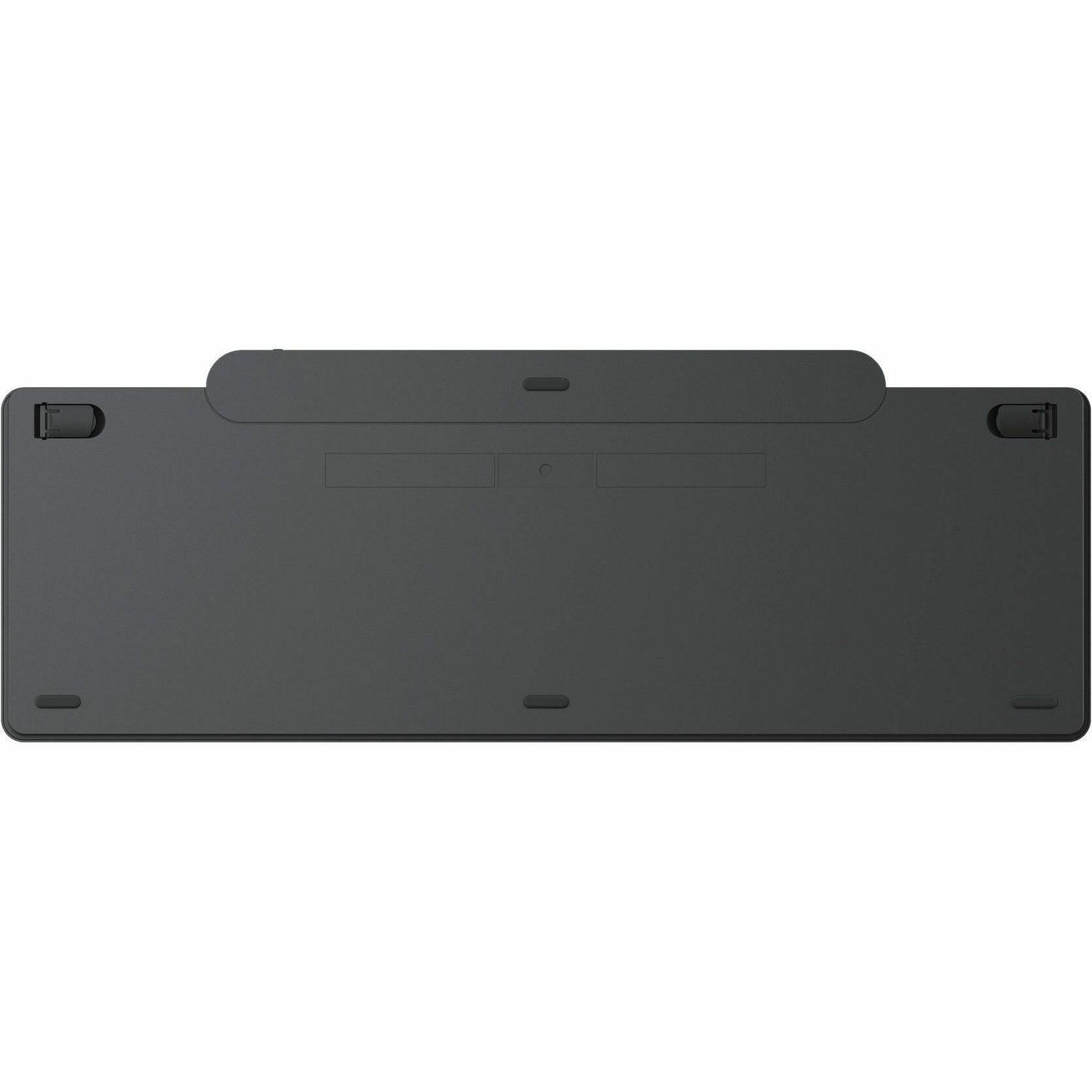 Alt View 2. Lenovo - Lenovo Self-Charging Bluetooth Keyboard-US English - Wireless Connectivity - Bluetooth - 5.1 - 108 Key(s) - Windows 10 - Black.