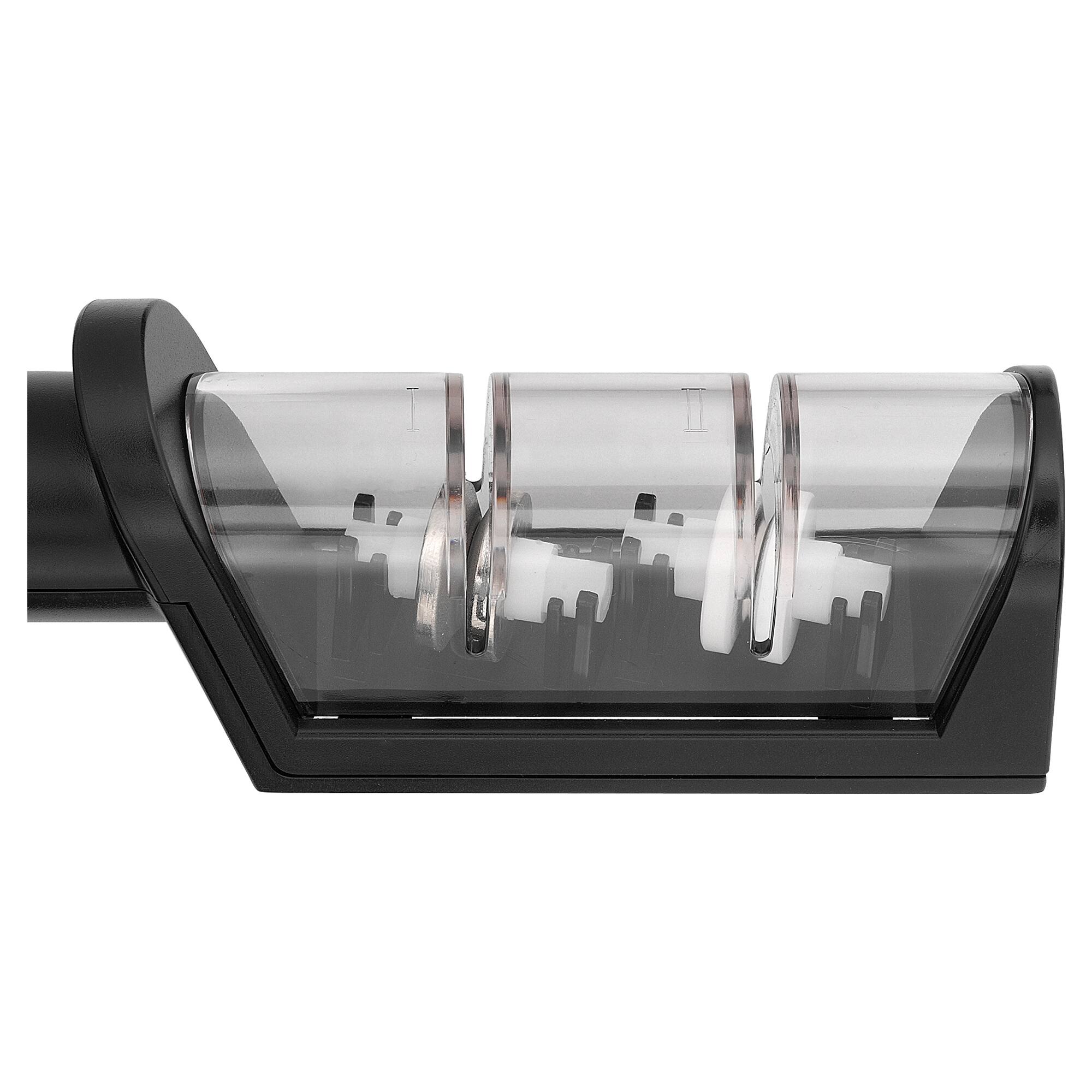 Alt View 2. Miyabi - Miyabi 2-stage Diamond/Ceramic Handheld Knife Sharpener - Black.