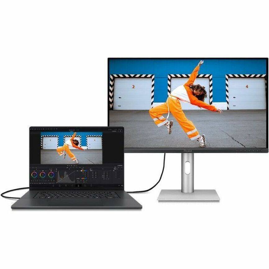 Alt View 1. ASUS - Asus ProArt PA279CDV 27" Class 4K UHD OLED Monitor - 16:9 - Silver - 26.5" Viewable - Quantum Dot OLED - 3840 x 2160 - Silver.