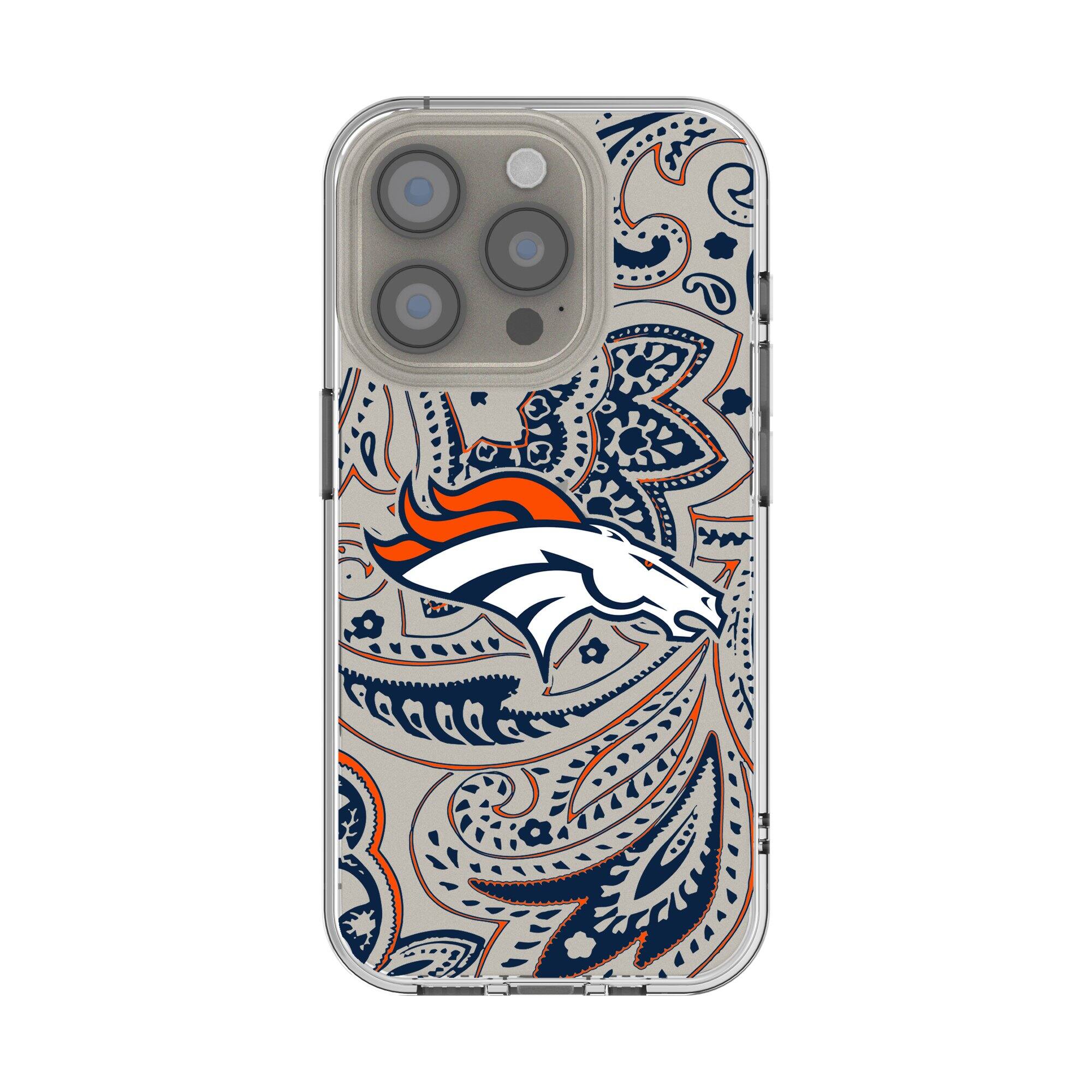 Front. Keyscaper - iPhone Clear Paisley Design Case - 16e - Multicolor.