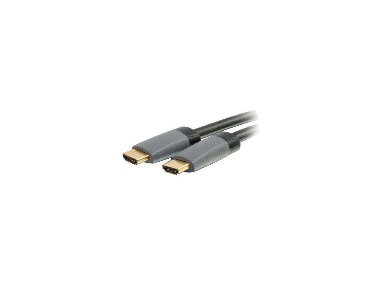 Alt View 3. Cables to Go - C2G 50628 Select 4K UHD High Speed HDMI Cable (60Hz) with Ethernet M/M, In-Wall CL2-Rated, Black (10 Feet, 3.04 Meters) - Gray.