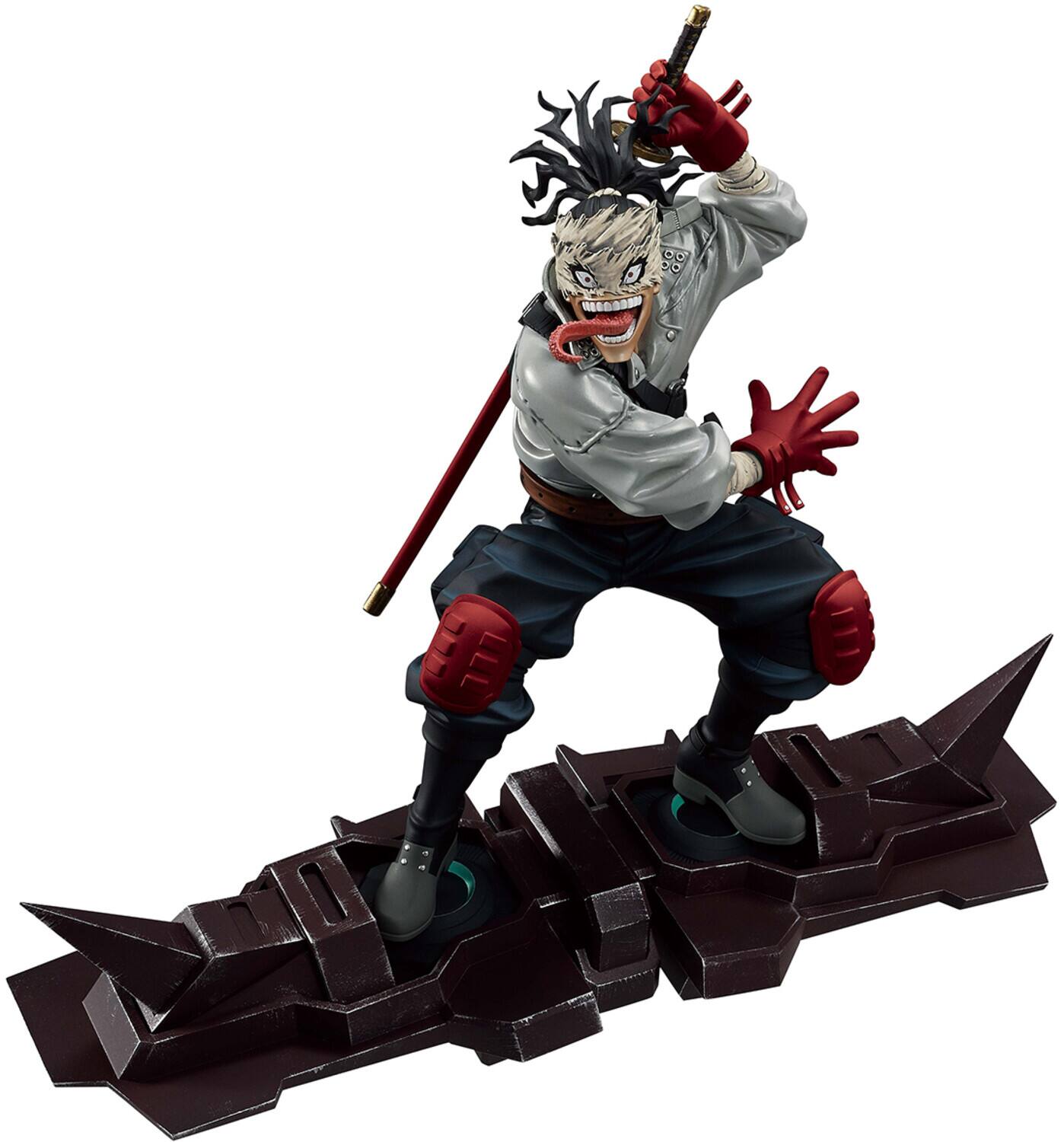 Front. Bandai - Ichibansho - My Hero Academia - Masterlise - Stain (A Story of Reaching Out Forever) Figure (MHA)   - COLLECTIBLES - Multicolor.