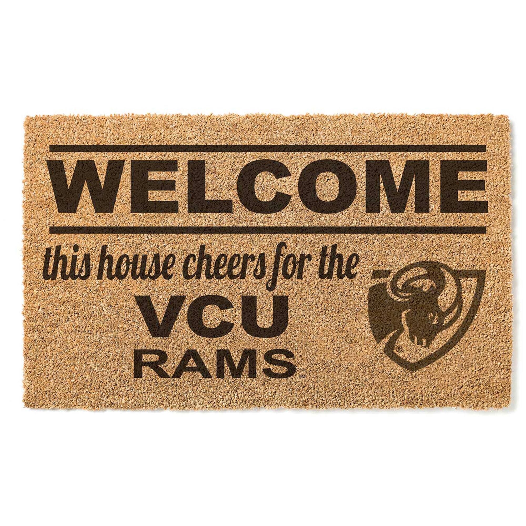 Jardine - VCU Rams 18" x 30" Welcome Doormat - Brown
