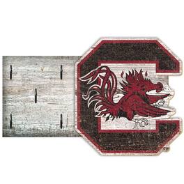 Fan Creations - South Carolina Gamecocks 6" x 12" Mounted Key Holder - Multicolor