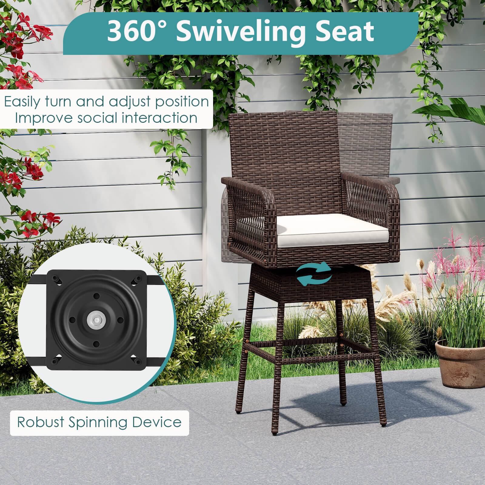 360° Swiveling Seat
Easily turn and adjust position
Improve social interaction
Robust Spinning Device