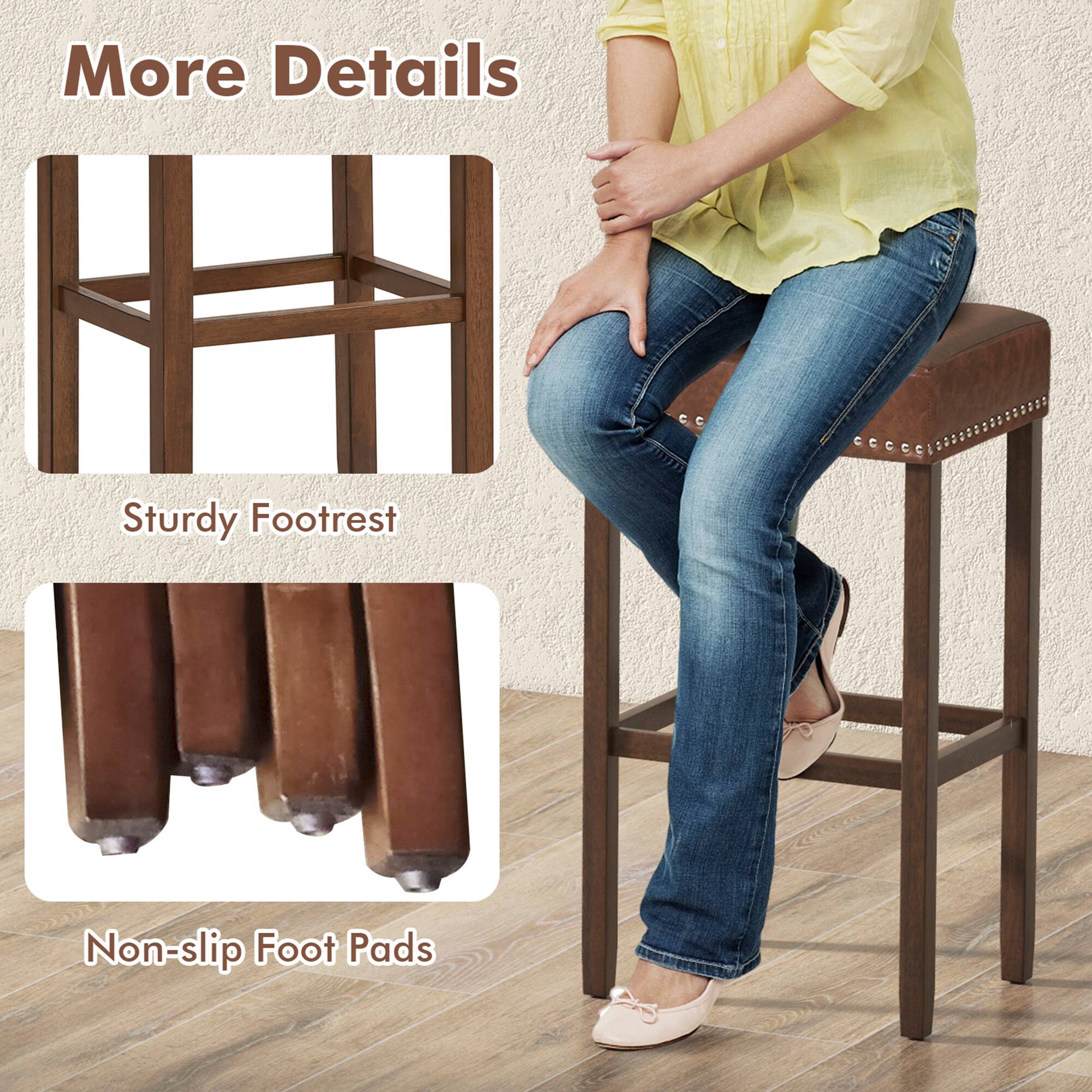 More Details
Sturdy Footrest
Non-slip Foot Pads