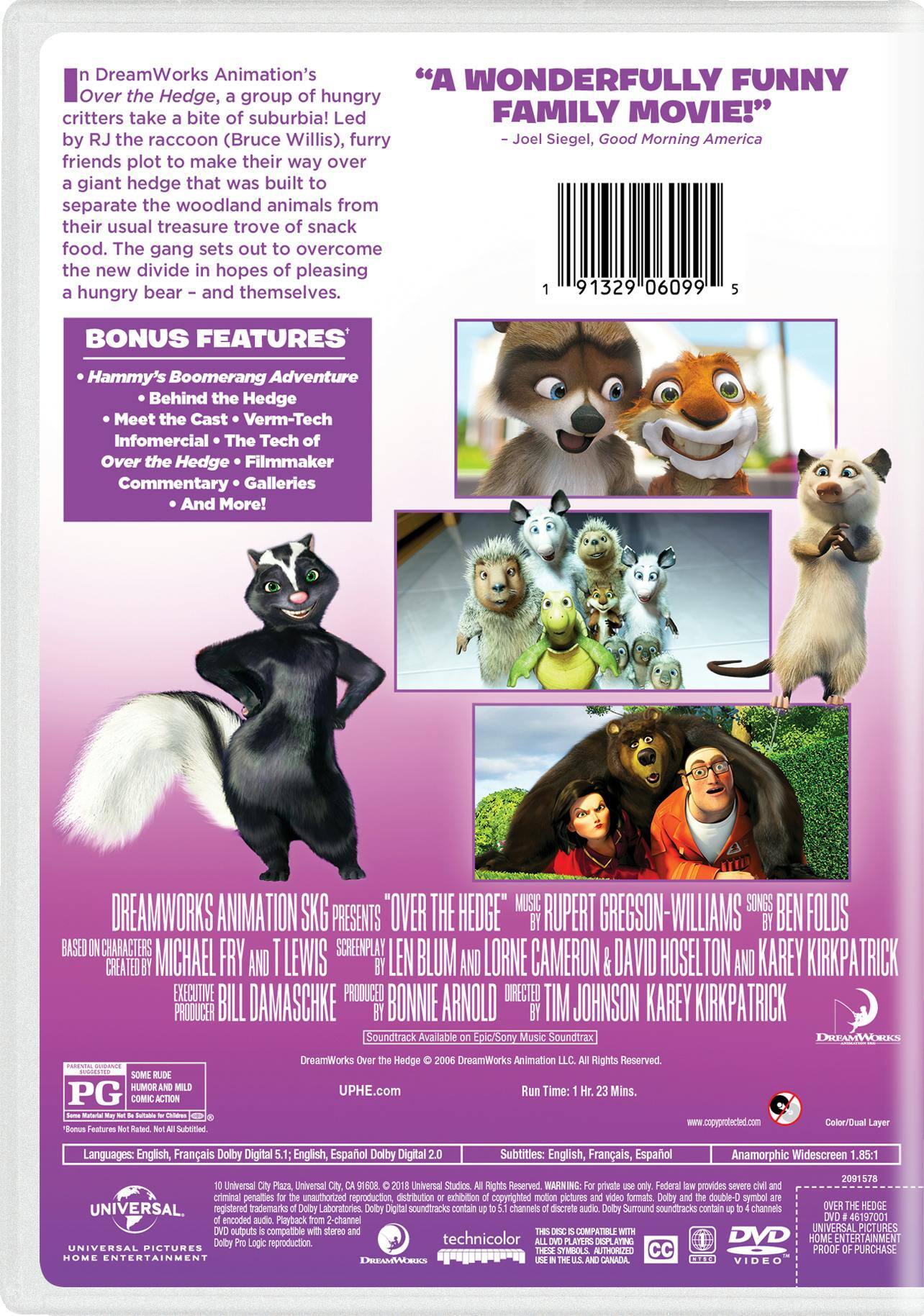 Angle. Over the Hedge (DVD New Box Art) [DVD].