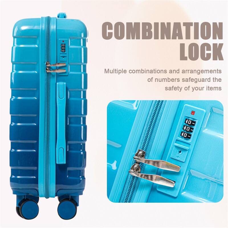 COMBINATION LOCK  
Multiple combinations and arrangements of numbers safeguard the safety of your items