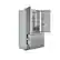 Alt View 3. Thermador - Freedom Collection 23.1 Cu. Ft. French Door Bottom Freezer Built-in Smart Refrigerator with Professional Series Handles - Stainless Steel.