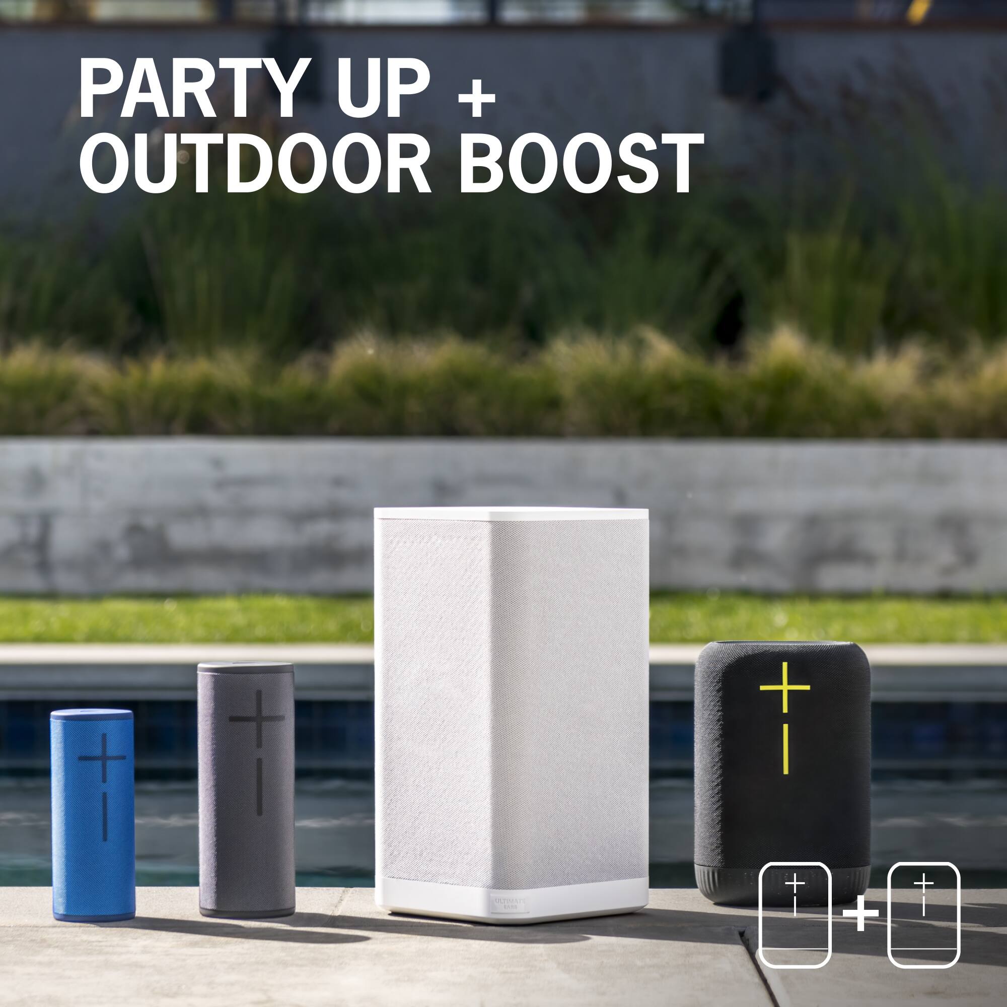 PARTY UP + OUTDOOR BOOST