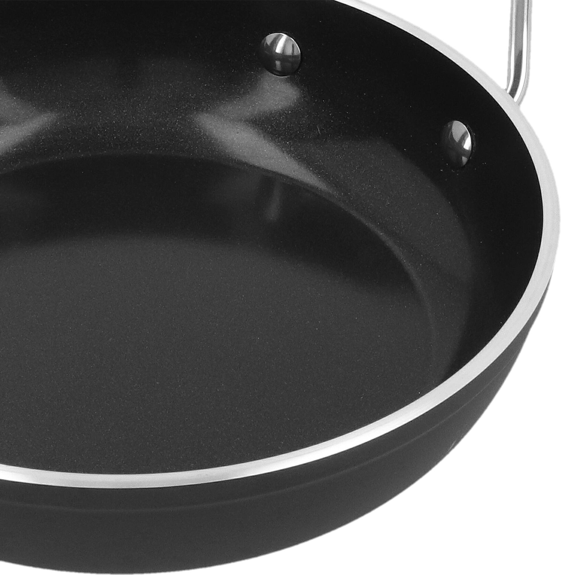 Alt View 5. Demeyere - Demeyere AluPro Ceramic 10-inch Aluminum Nonstick Fry Pan - Black.