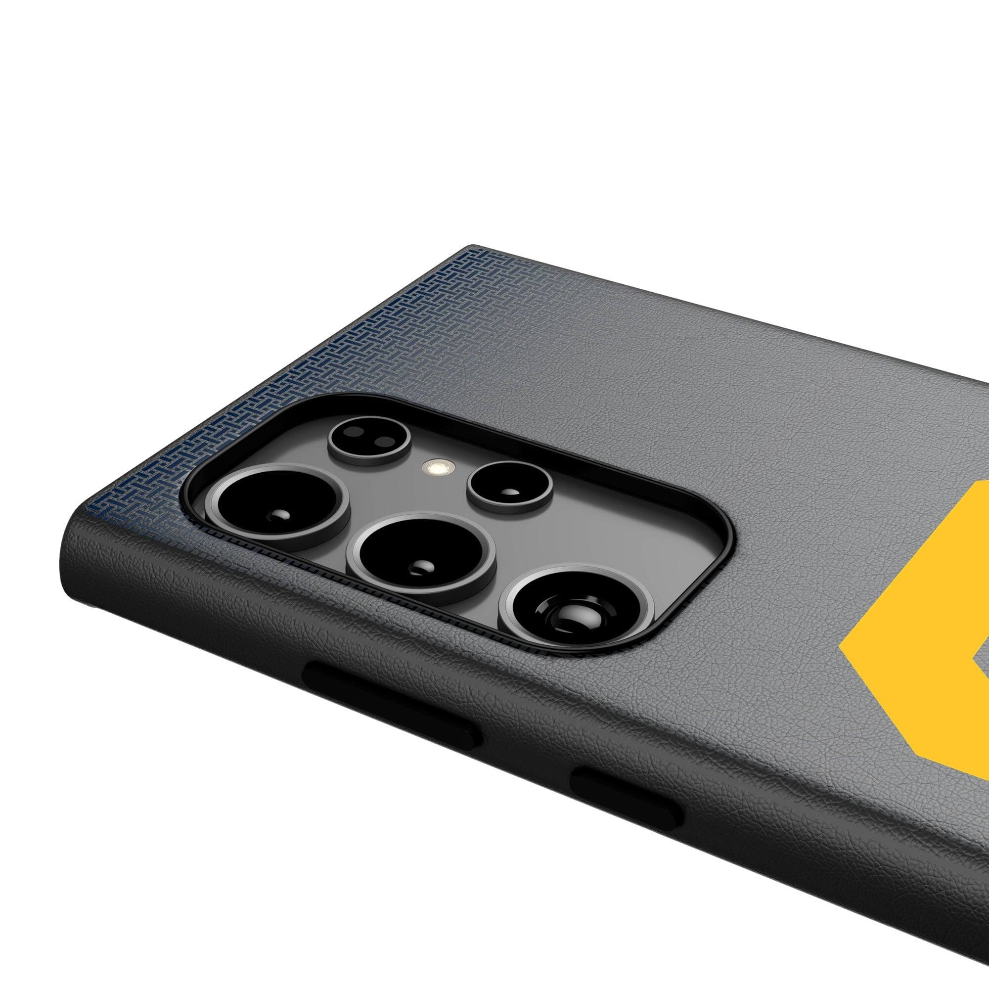 Alt View 3. Keyscaper - Cal Bears Walking Bear Galaxy Magnetic Bump Case - S25 - Black.