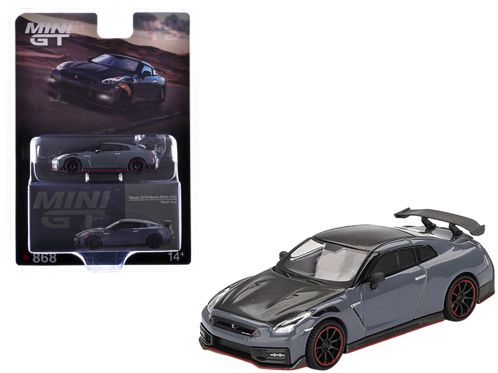 MINI GT
Nissan GTR Nismo R35 2024
Gray
868
14+