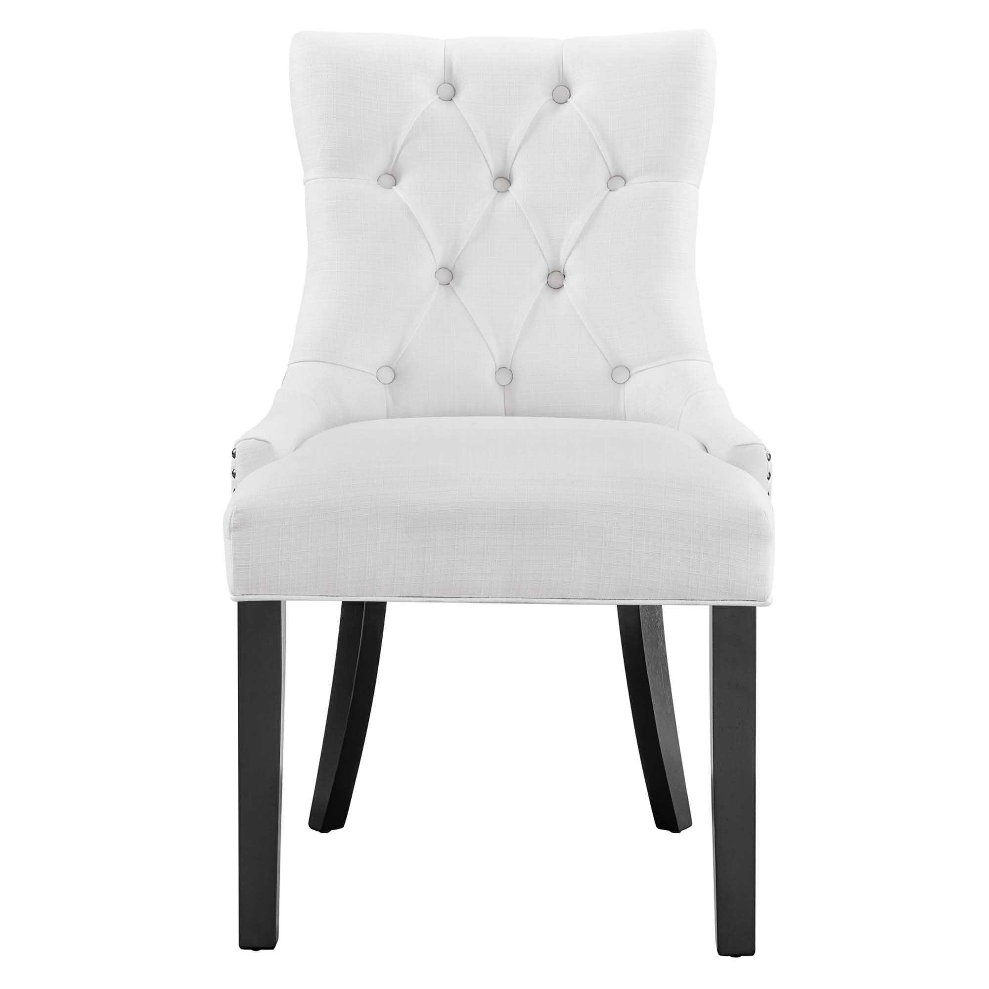 Alt View 2. Modway - Regent Tufted Fabric Dining Chair by Modway - White.