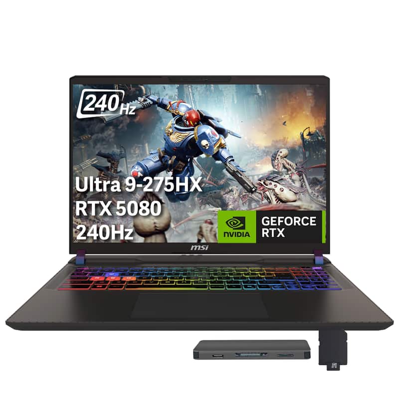 240 Hz  
Ultra 9-275HX  
RTX 5080  
240Hz  
NVIDIA RTX  
msi