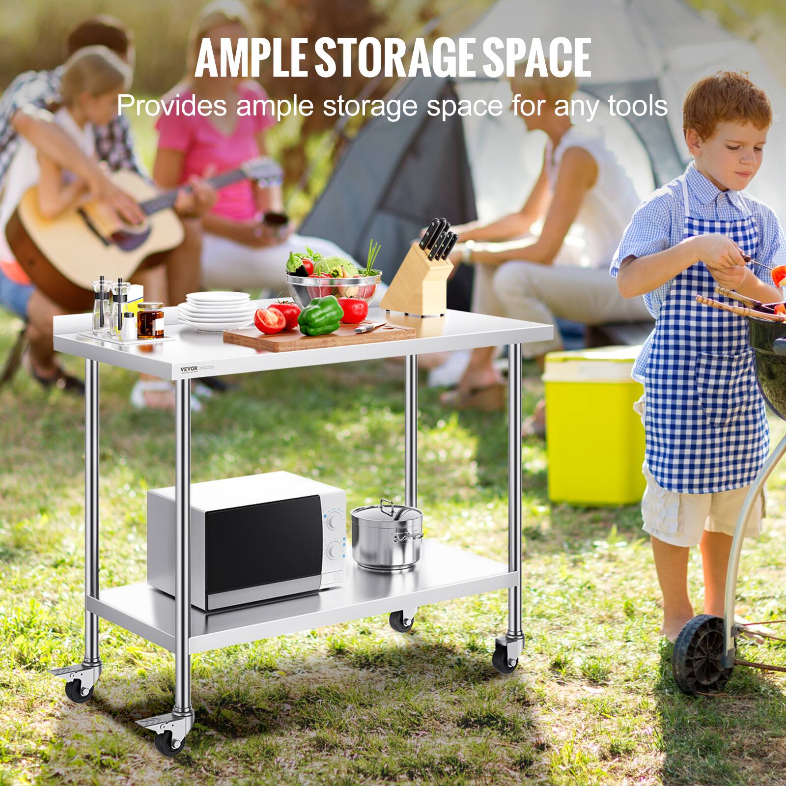 AMPLE STORAGE SPACE
Provides ample storage space for any tools