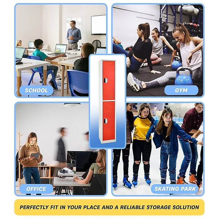 SCHOOL, GYM, OFFICE, SKATING PARK, PERFECTLY FIT IN YOUR PLACE AND A RELIABLE STORAGE SOLUTION