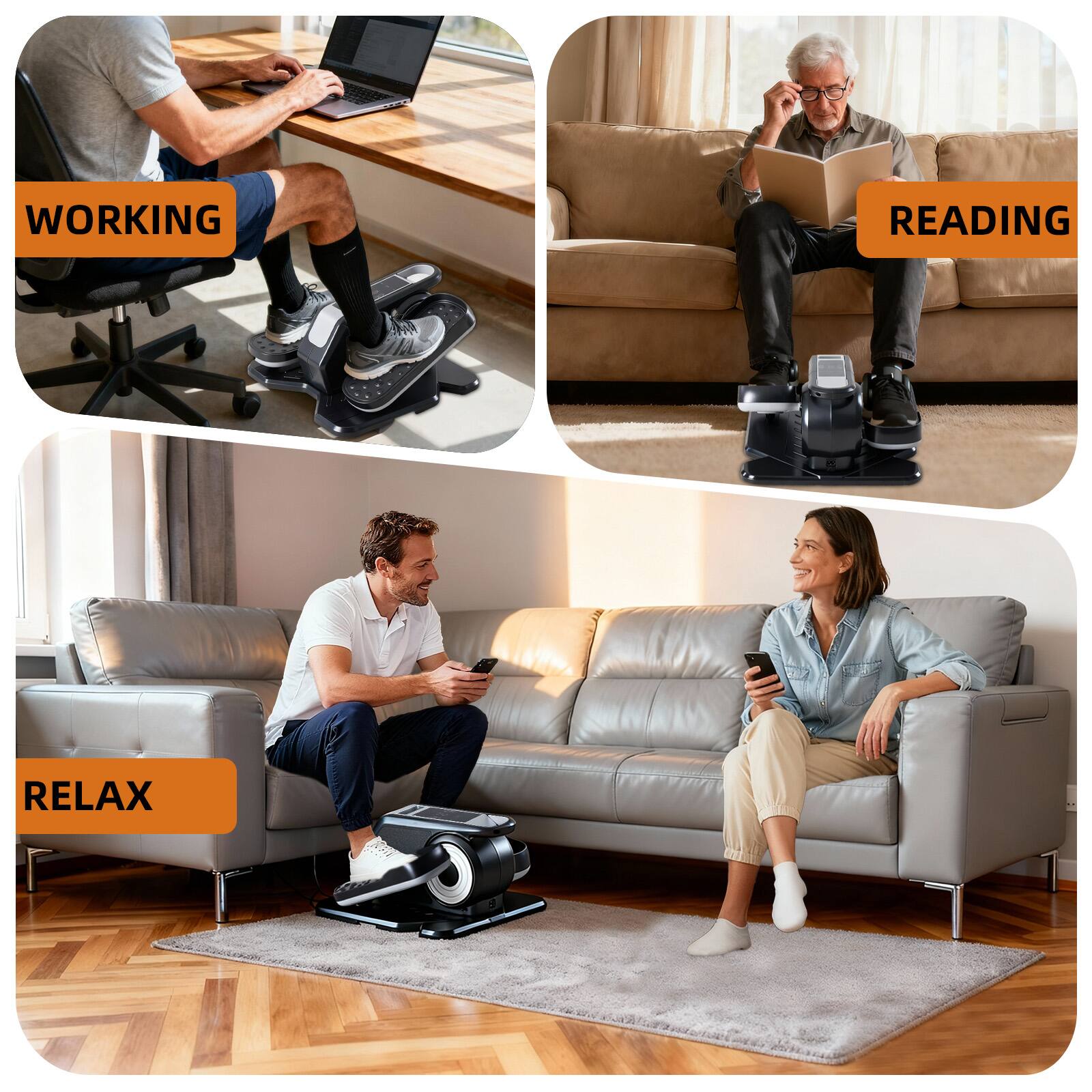 WORKING  
READING  
RELAX