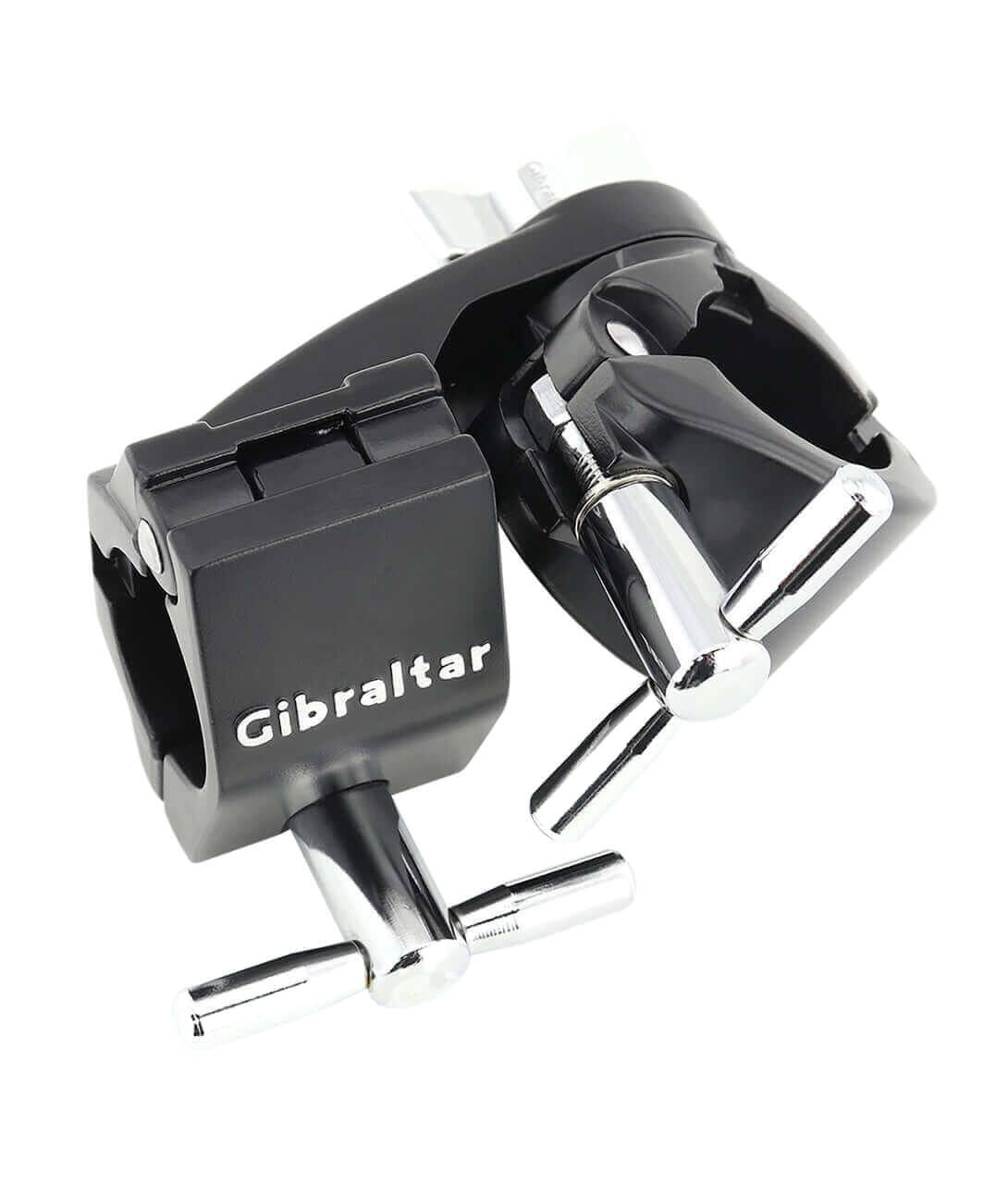 Angle. Gibraltar Hardware - 1.5" Adjustable Drum Rack T Clamp, Versatile Extension Connector with Up to 180° Tilt for Custom Rack Builds.