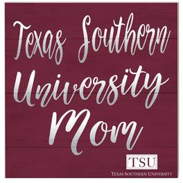 Jardine - Texas Southern Tigers 10'' x 10'' Mom Plaque - Maroon