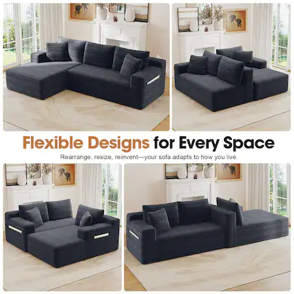 Flexible Designs for Every Space
Rearrange, resize, reinvent—your sofa adapts to how you live.